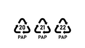 PAP symbols in a row.