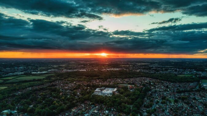 colchester at sunset