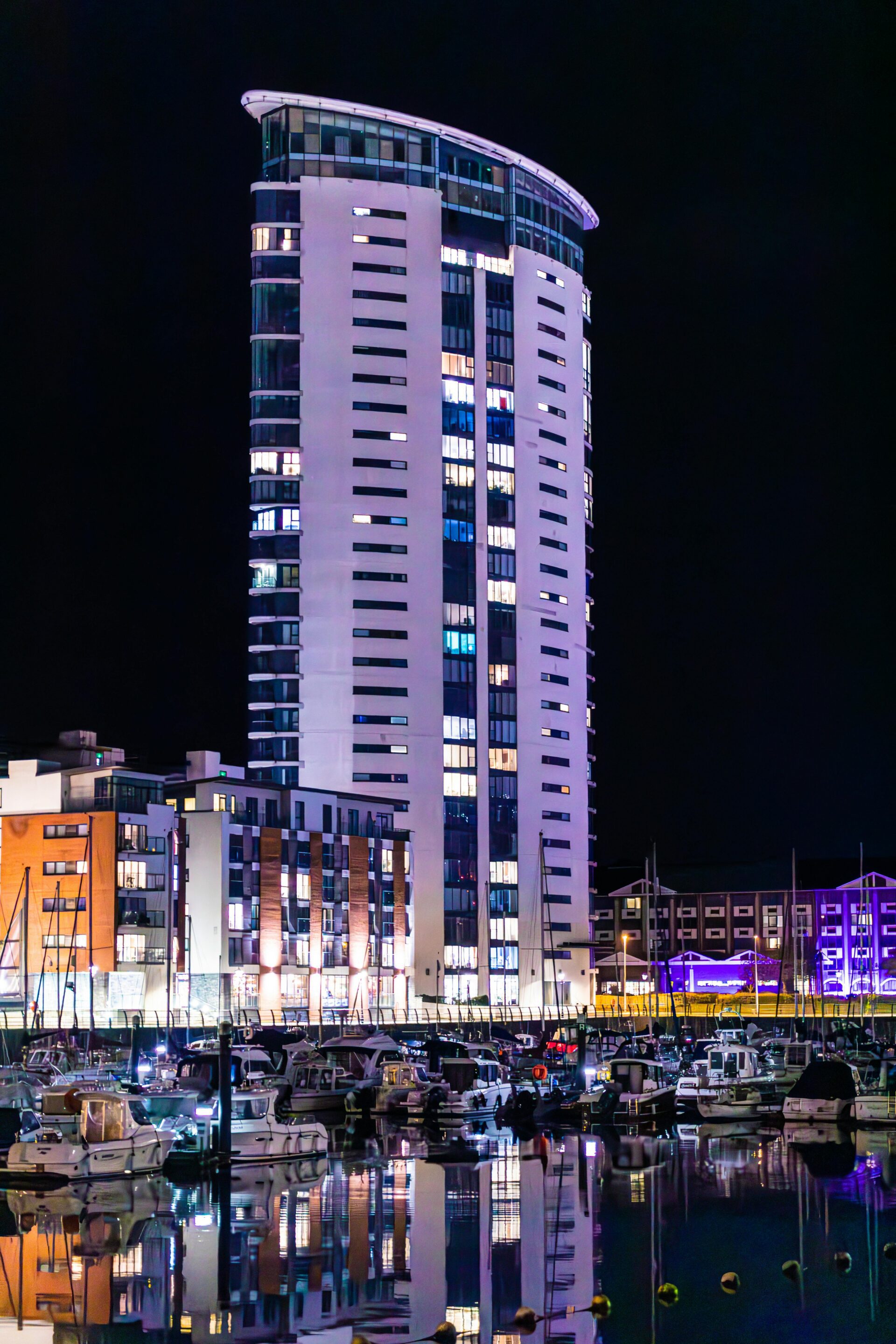 swansea by night