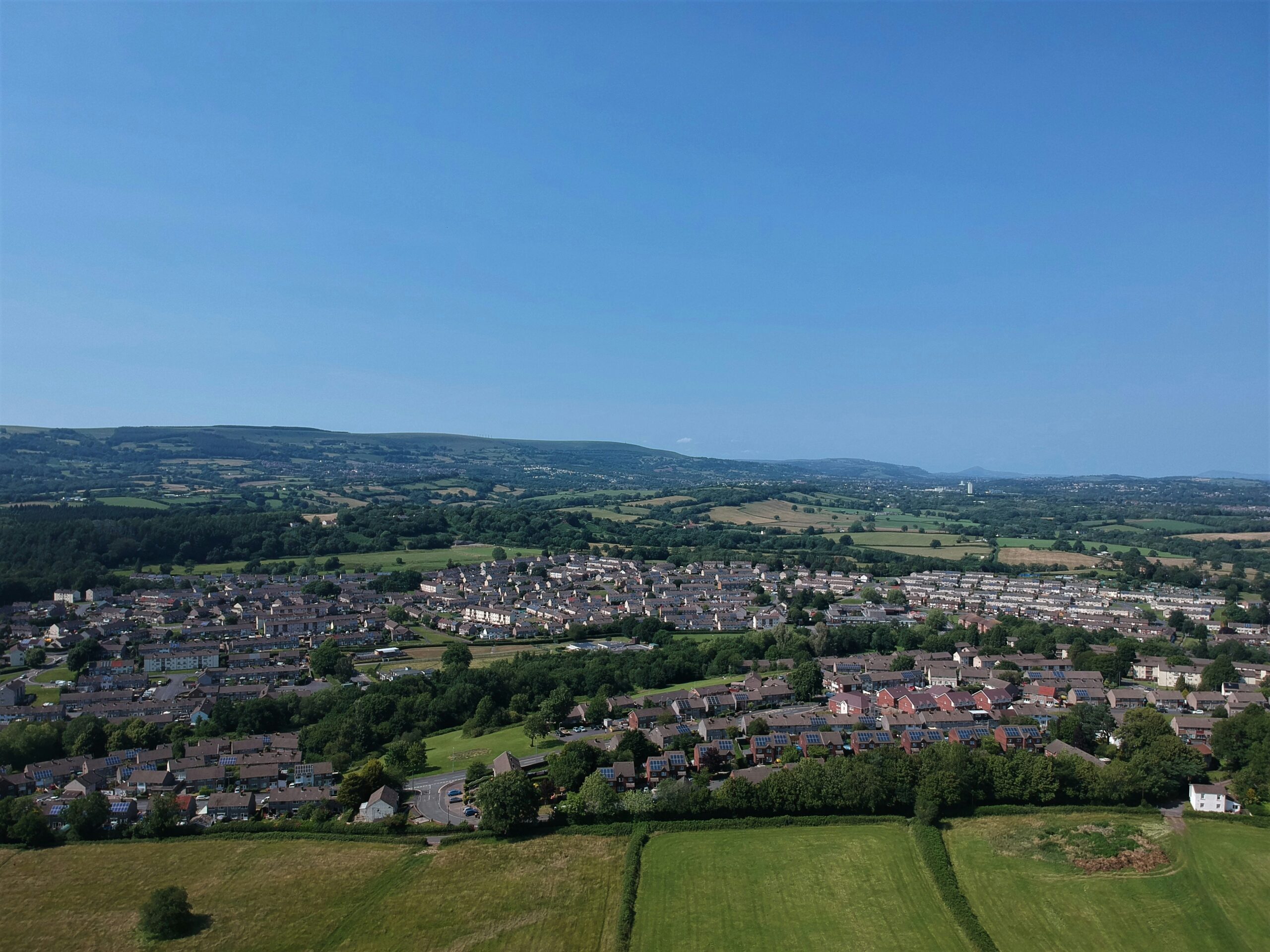 newport from the sky