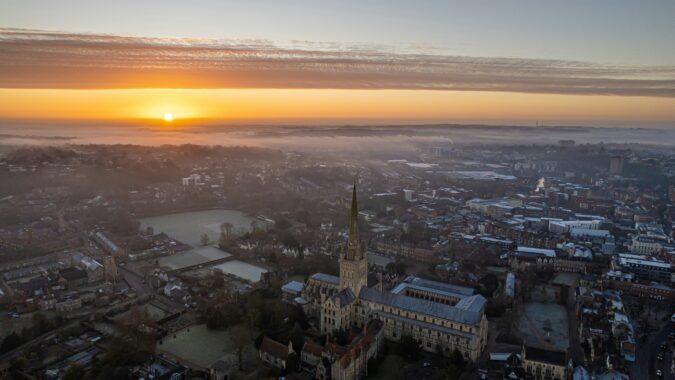 swindon by sky