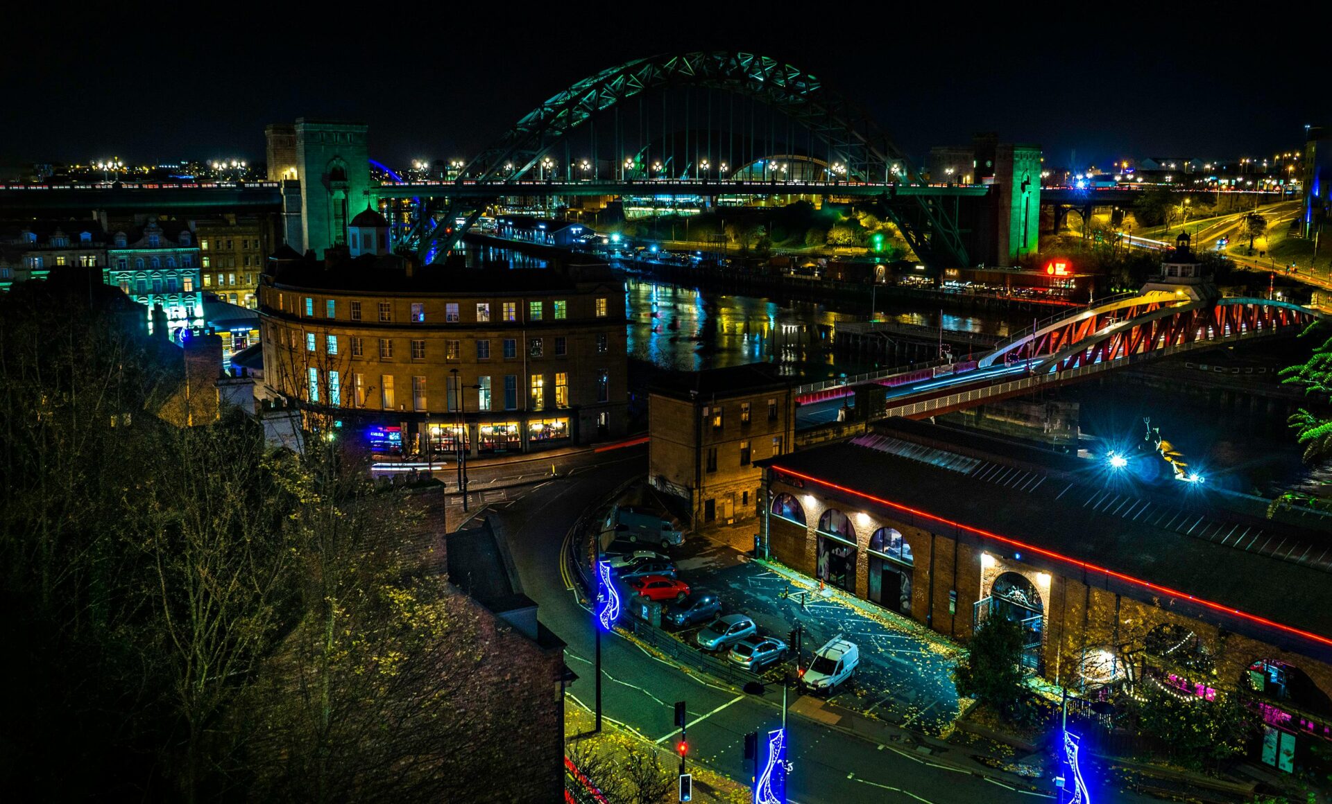 newcastle by night