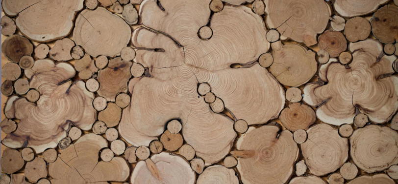 Wood icon pattern background