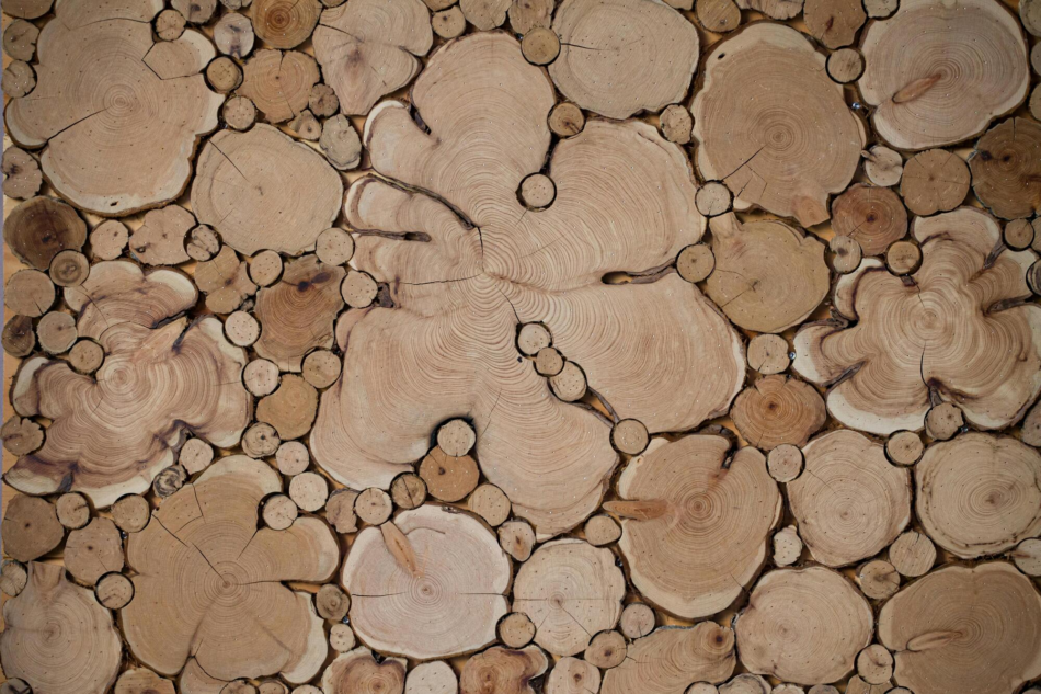 Wood icon pattern background