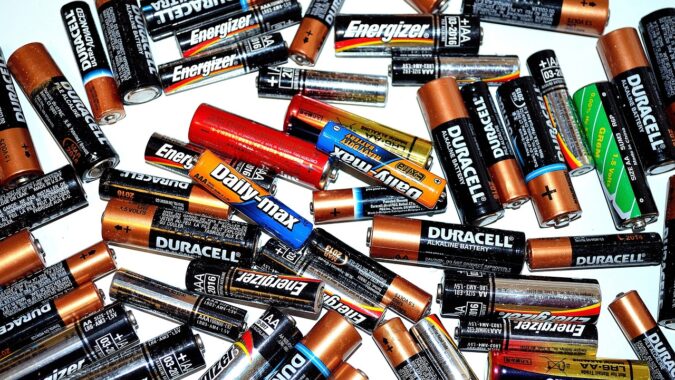 AA batteries.