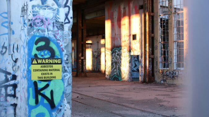 building containing asbestos.