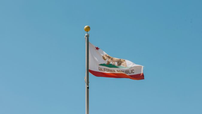 California state flag.