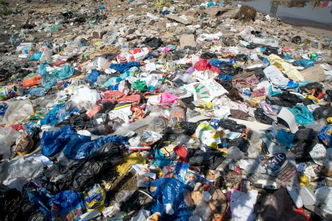 overcrowded landfill