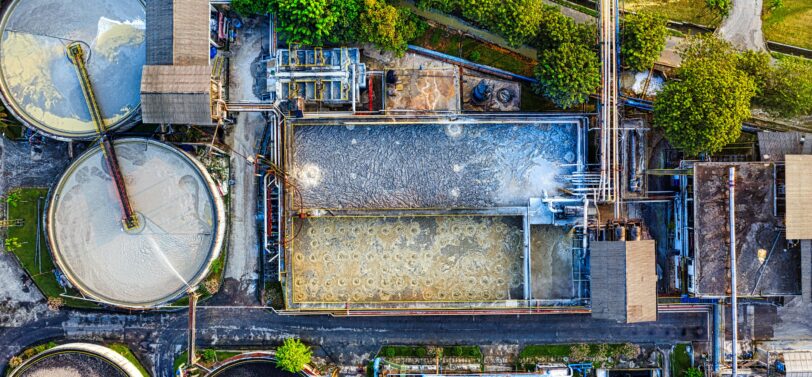 energy plant birds eye view