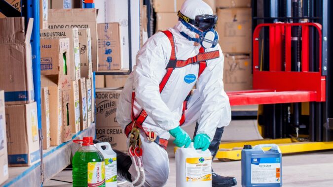 forever chemicals in a warehouse