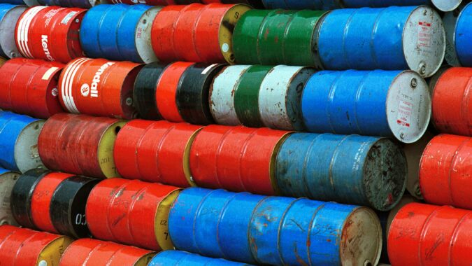 hazardous waste barrels