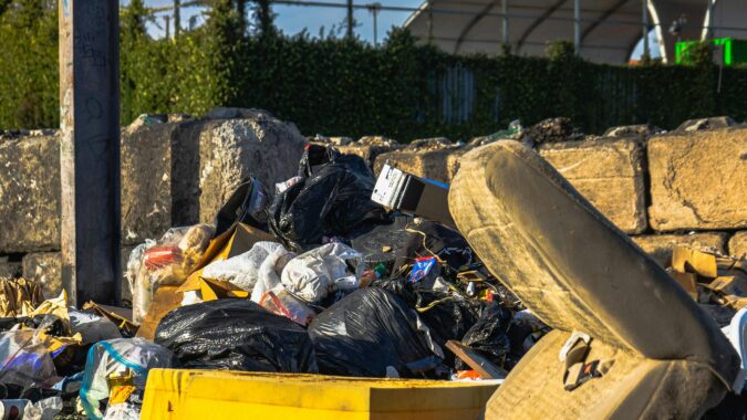 illegal waste dumping