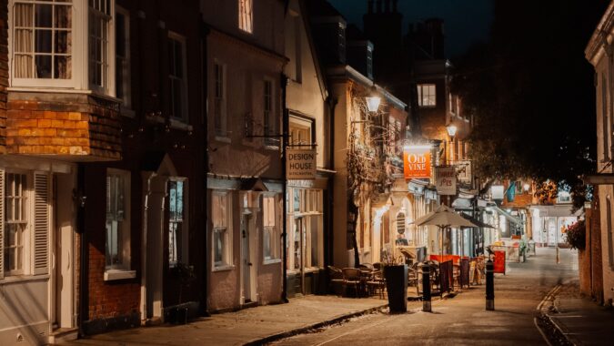 winchester at night